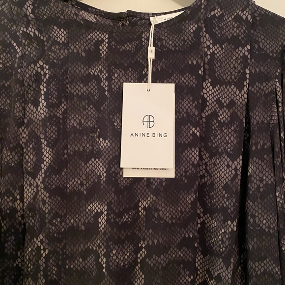 Brand new Anine Bing silk snake print blouse - size XS - Picture 12 of 16